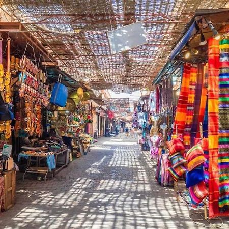 Ferienwohnung Sunny Terrace & Comfy Beds In Marrakech Marrakesch Exterior foto