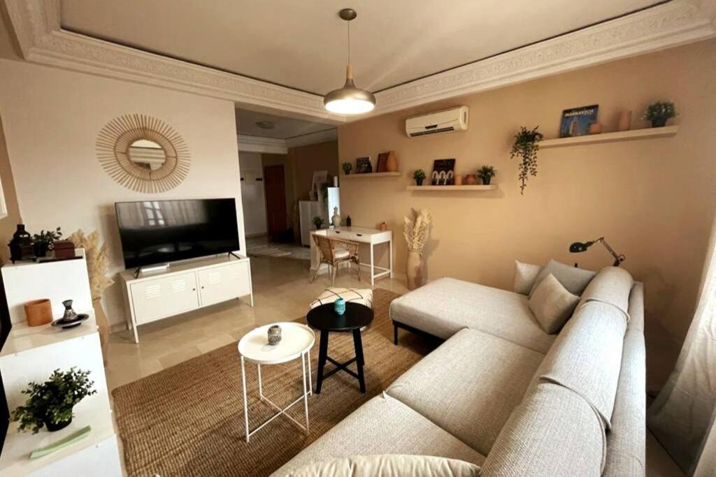 Ferienwohnung Sunny Terrace & Comfy Beds In Marrakech Marrakesch Exterior foto